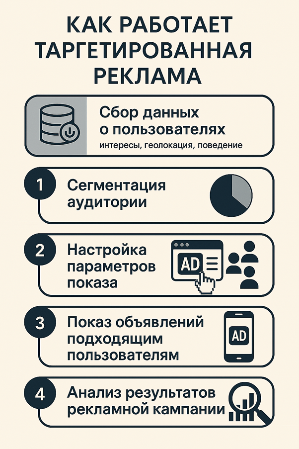 Инфографика: Как работает таргетированная реклама