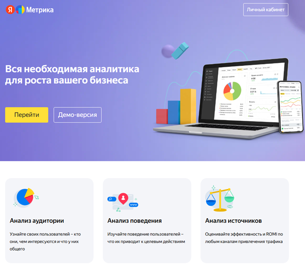 Яндекс Метрика — аналитическая платформа для отслеживания эффективности рекламы