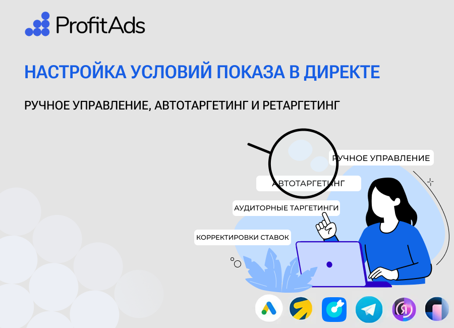 Типы условий показа в Яндекс Директе
